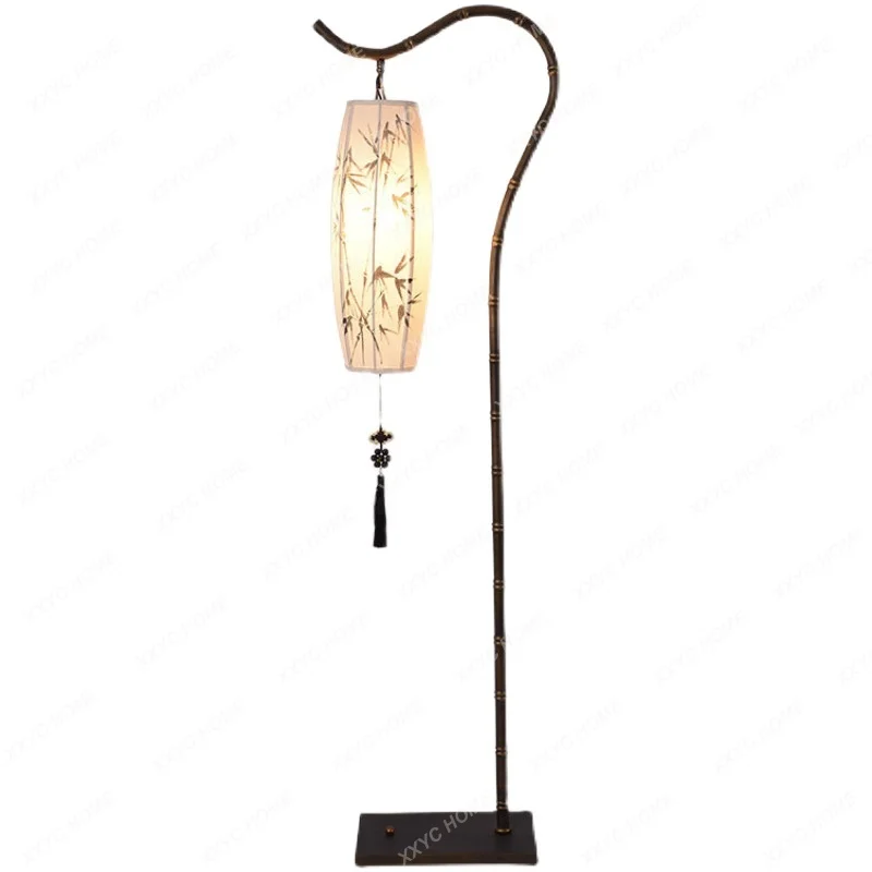 

Bedroom Bedside Lamp Chinese Style Living Room Vertical Study and Bedroom Hallway Floor Lamp and Desk Lamp