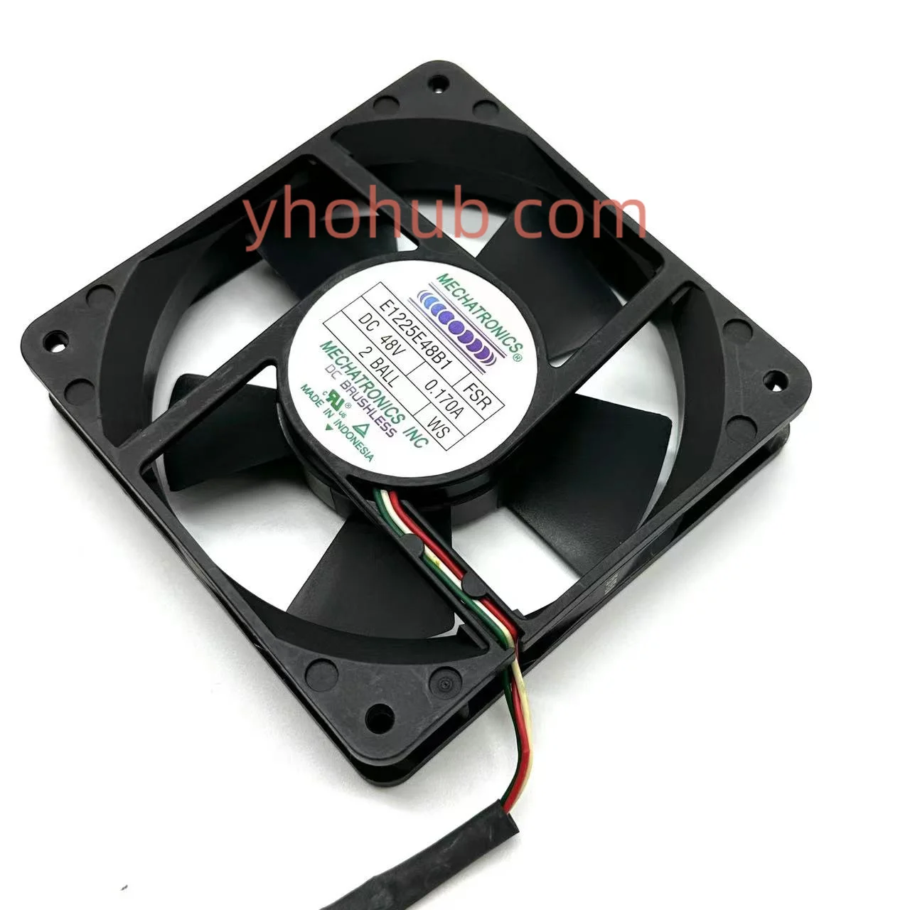Megatronics E1225e48b1 Fsr dc 48v 0.170a 120x120x25 mm Ventilador de Refrigeração do Servidor de Fios