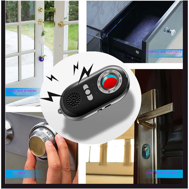 Anti-Theft Detector for Hotel Anti Theft Magic Tool Infrared Scanning Travel Anti Theft Detector Monitoring Camera