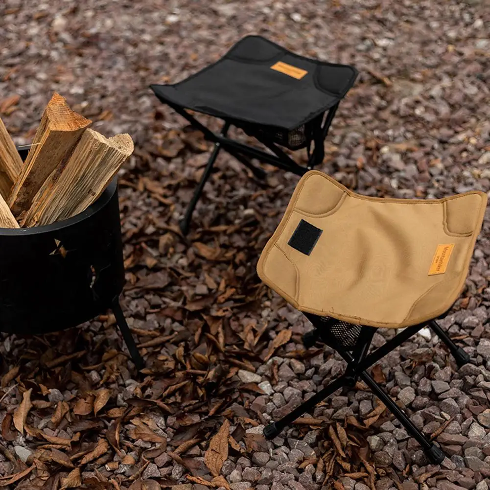 Portable Moon Chair Outdoor Folding Ultralight Aluminum Alloy Camping Beach Chair Maza Fishing Stool