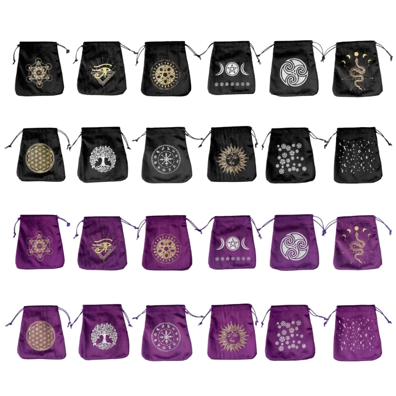 

Altar Drawstring Pouch Tarot Card Storage Bag Jewelry Pouch for Tarot Enthusiasts Dices Holder Bag Pouch Jewelry Bags