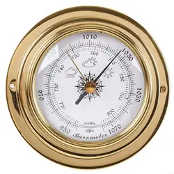 Premium Wall - Mounted Weather Station with Temperature, Humidity, Barometer, and Tide Clock Display (Depotic)
