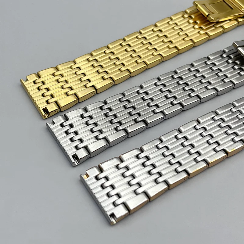Premium Stainless Steel Watch Bracelet - Silver, Gold, or Rose Gold