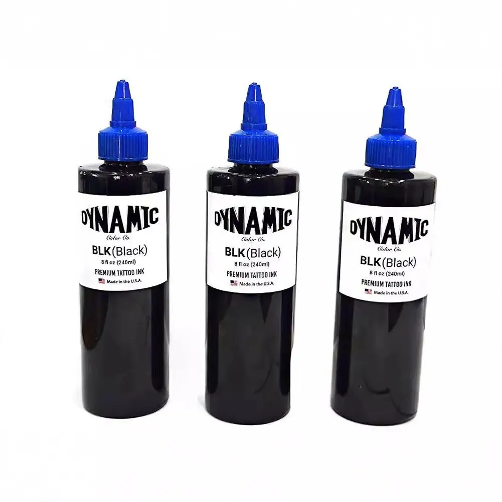 Tattoo Pigment Color Black 240ml Practice Professional DIY Permanent Body Art tattoo ink tattoo ink pigment