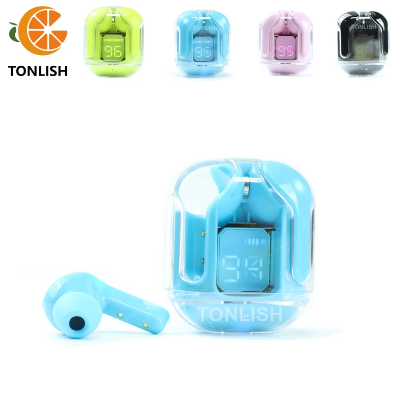 

Bluetooth-наушники TONLISH BT30 с шумоподавлением и прозрачными кристаллами