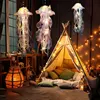 1PC New Gradient Jellyfish Light Decoration LED Light Festival Pendant Courtyard Lighting Handmade Light Small Night Light 6