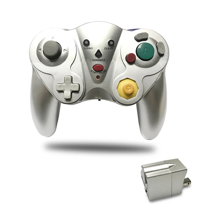 Bezprzewodowy kontroler do gier 2.4G dla GameCube NGC