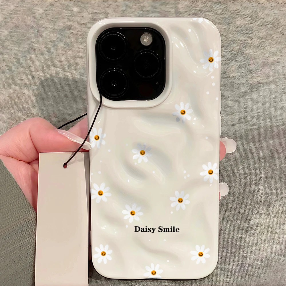 Luxury Daisy Pattern Colorful Soft Shockproof Fashion Phone Case