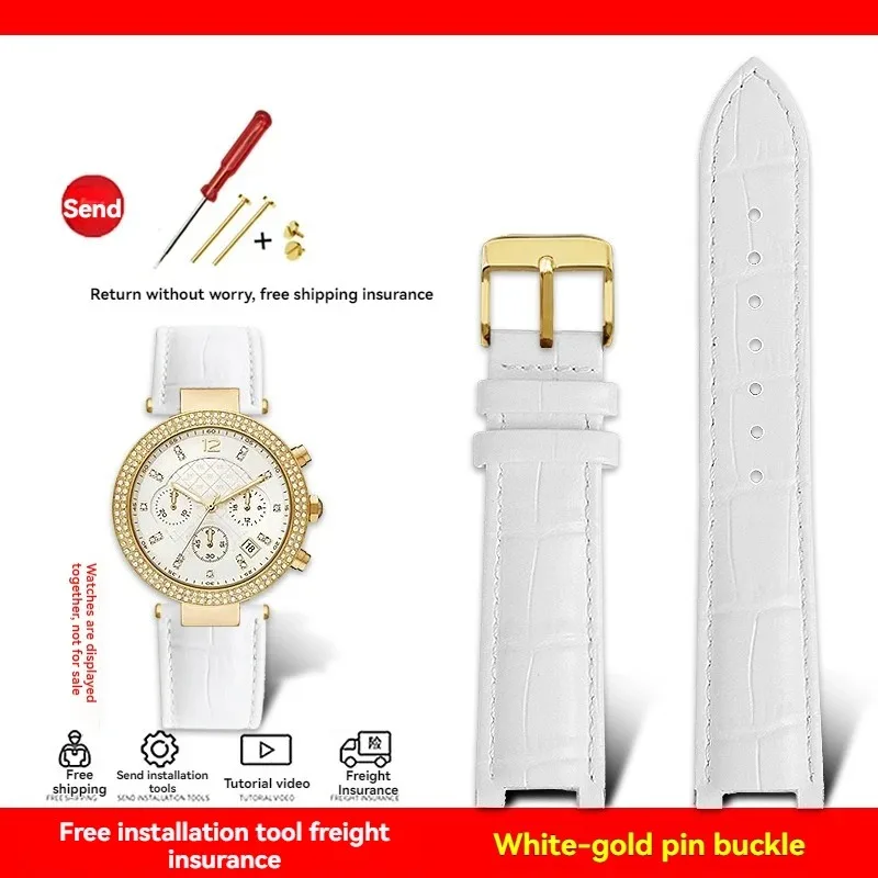 Luxurious Genuine Leather Watch Strap – Premium Cowhide Calfskin, Various Sizes Available