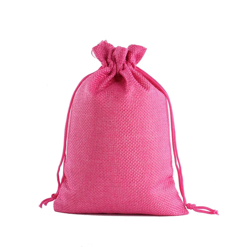 Eco-Friendly Burlap Gift Bags | Rustic Jute Pouches for Weddings, Jewelry, Crafts, and Parties