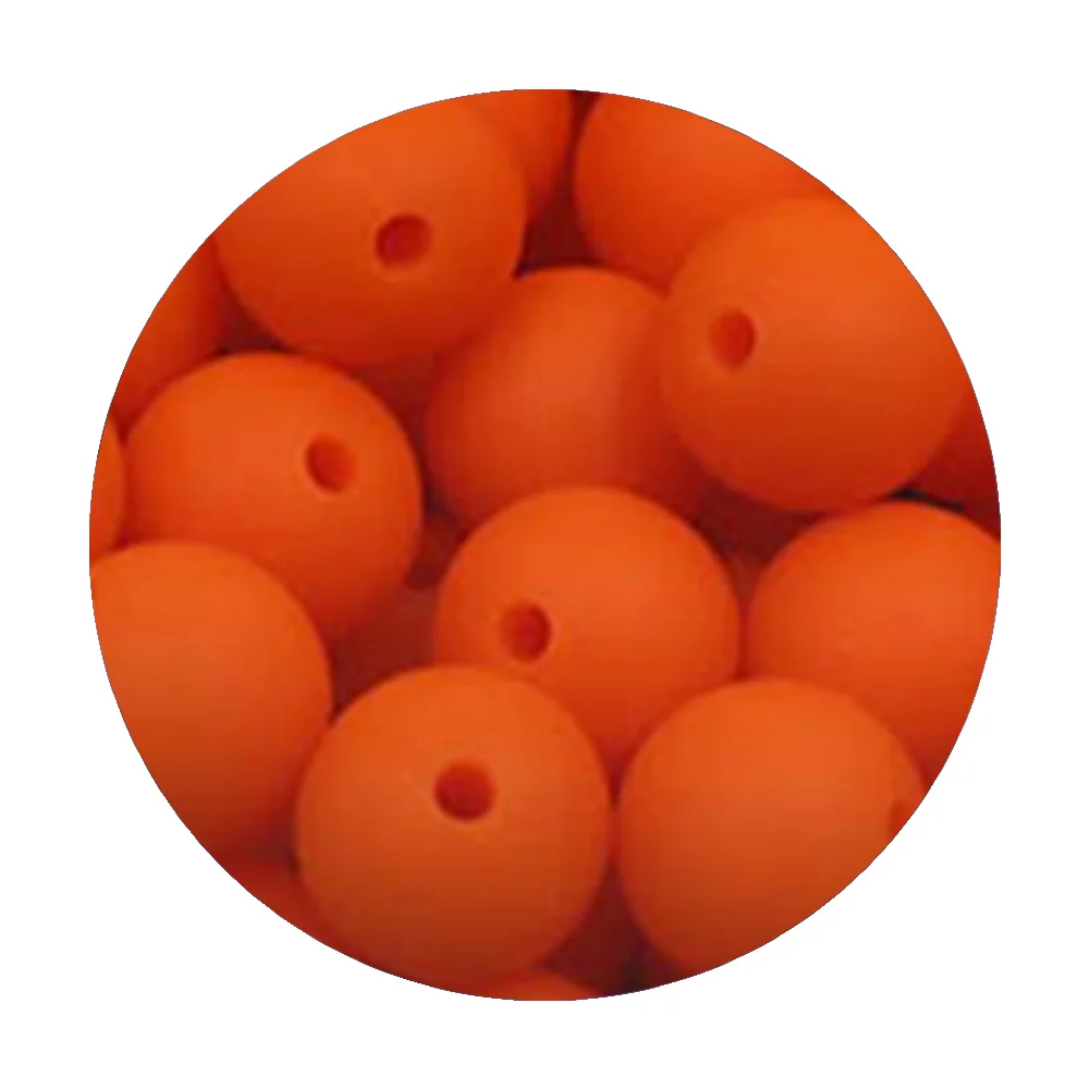 Silicone Round Focal Beads Set - DIY Jewelry Crafting Kit (50 pcs)