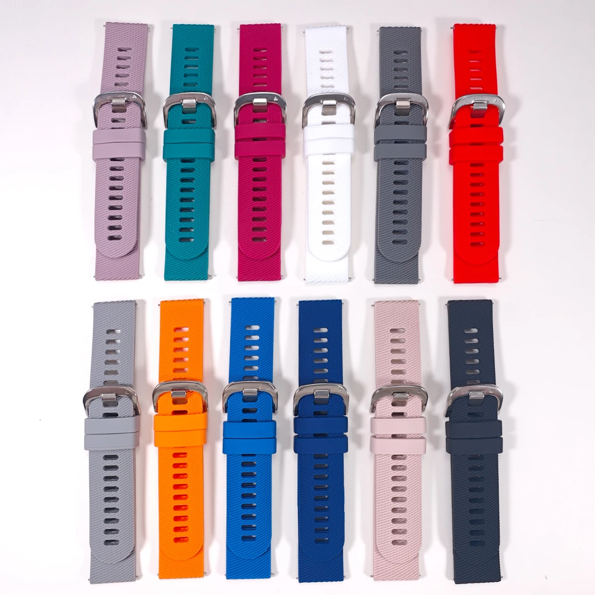 Premium Soft Silicone Quick Release Watch Band Strap - Universal Fit