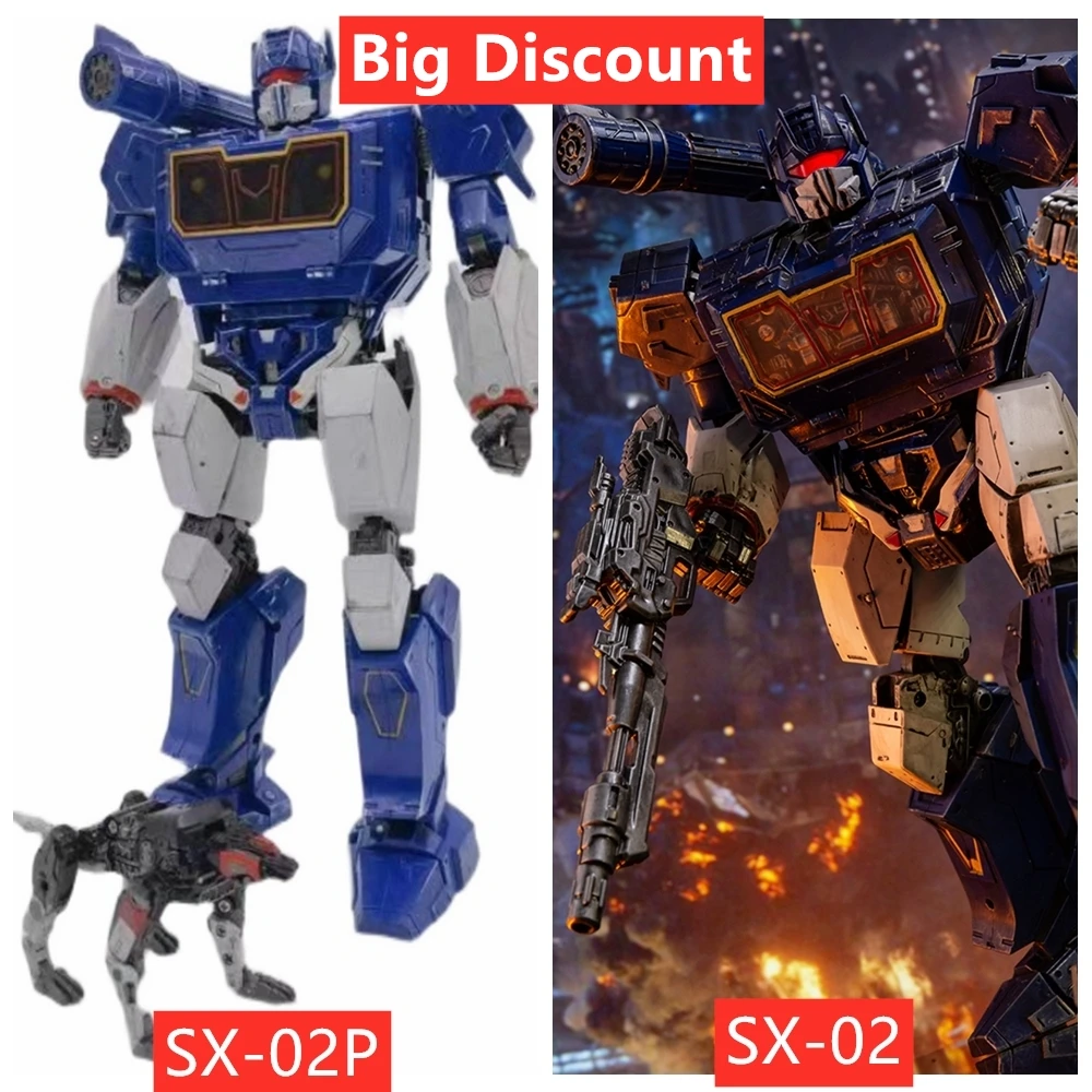 

[Большой скидка] трансформер Thunder Warrior SX-02P SX02P SX-02 Sound Soundwave Wave With Ravage Movie Mechanical Alliance