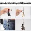 1/10Pcs Neodymium Pocket Keychain Magnets with Iron Ring  for Hanging Key Jewelry Holder Travel Office Magnet Ring Portable Tool 6