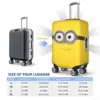 Custom Cute Minions Luggage Cover Protector Dust Proof Travel Suitcase Covers 6