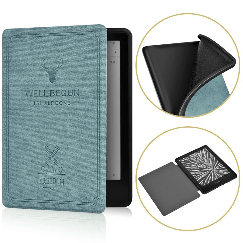 Premium Smart Case for Kindle Paperwhite - Elegant e-Reader Protection Cover
