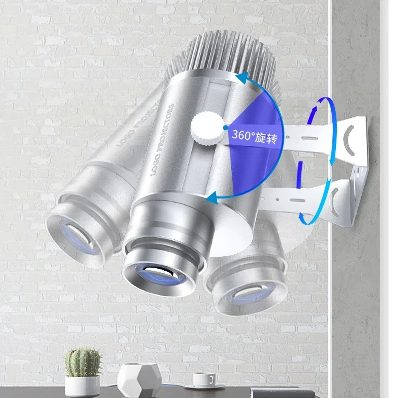 야외 로고 프로젝션 램프 간판, 문짝 헤드 램프, 상점 바닥, 텍스트 패턴 led, 야외 3D 프로젝션 광고 램프