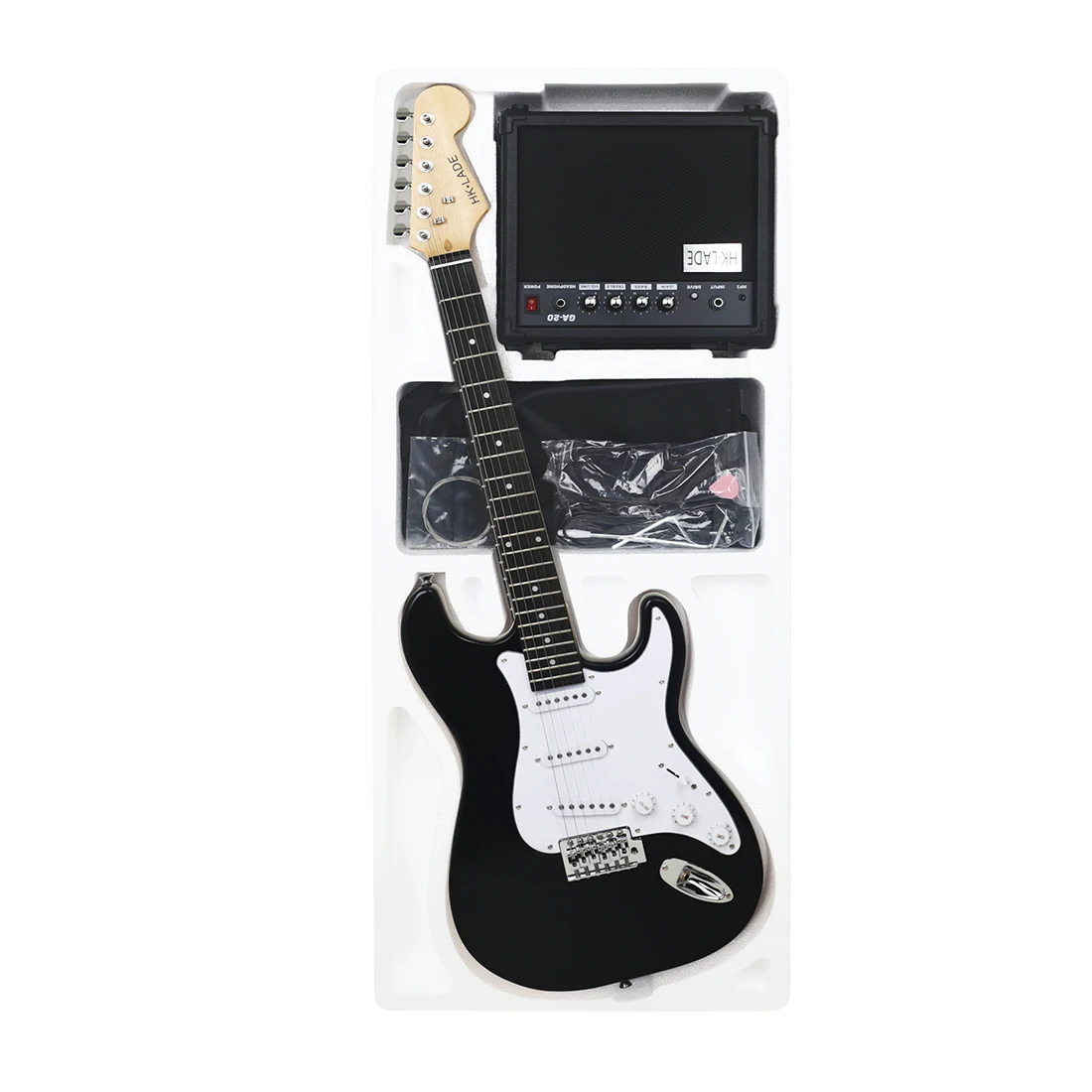 Acoustic Electric Guitar 39 Inch 6 Strings 22 Frets Maple Body With Bag Amp Strap Picks Guitar Parts & Accessories