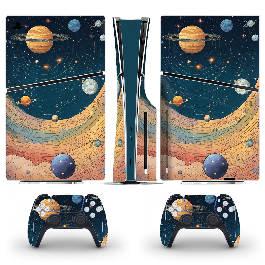 Demon Slayer Ps5 Pellicola Adesiva In Vinile Effetto Carbonio Per Pannello Centrale PS5 - Personalizza La Tua Console! Tunic Ps5 - Foto 6