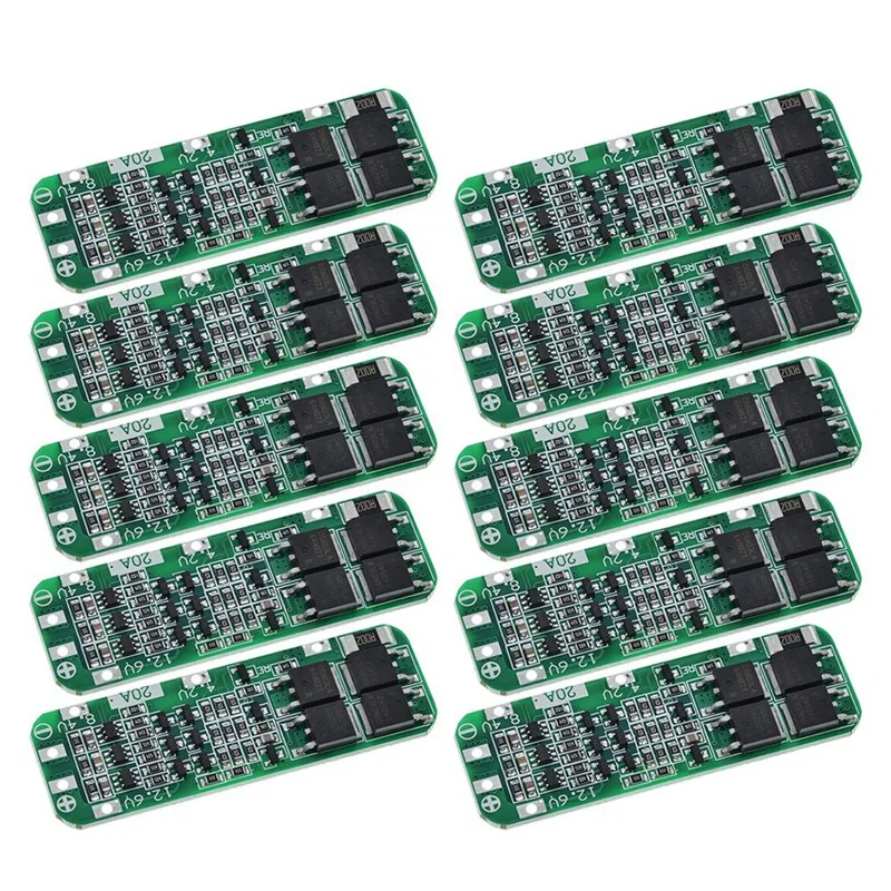 

40Pcs 3S 20A BMS 18650 Li-Ion Lithium Battery Charger Module BMS Protection Board PCB 11.1V 12V 12.6V Module