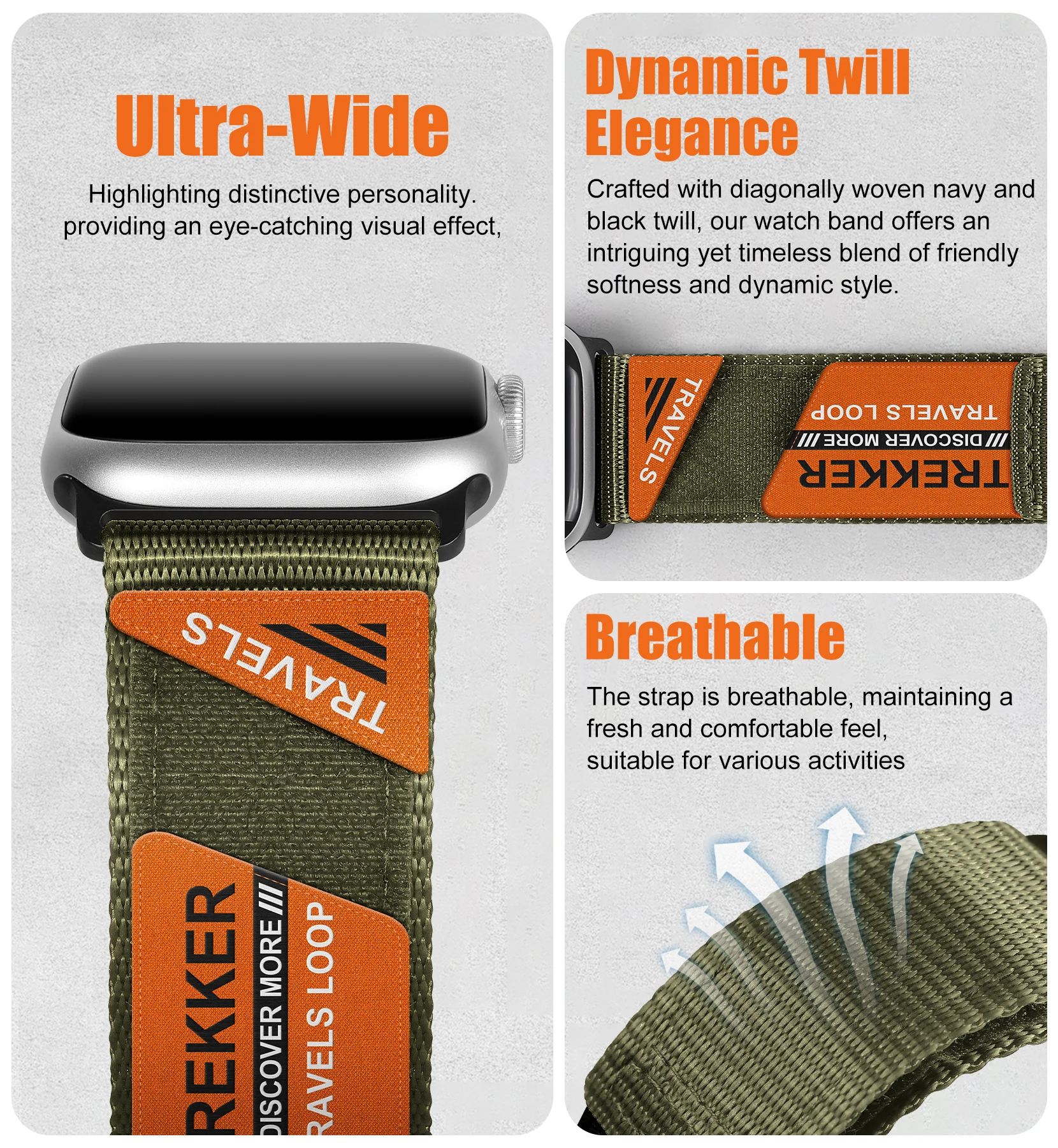 Nylon Sport Trail Loop Band