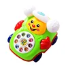 Cute Cartoon Smile Face Toy Phone Car Funny Parent-child Interactive Game Gift for Kids Develop Intelligence Education Random 5