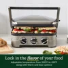 NEW Panini Press, Stainless Steel Griddler, Sandwich Maker & More, 5-IN-1, GR-4NP1 2