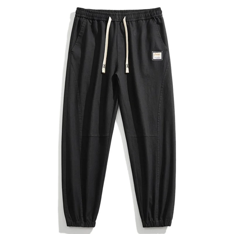 (10XL Plus Size) Casual Pants Loose Straight Overalls