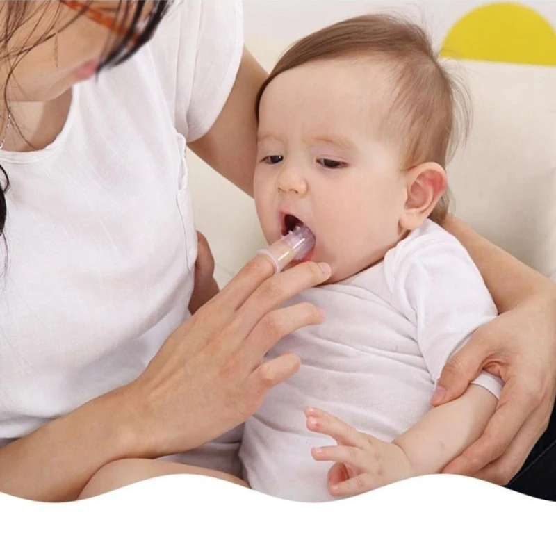 Baby Mini Suitable Soft Good-looking Reliable Kid Silicone Finger Toothbrush