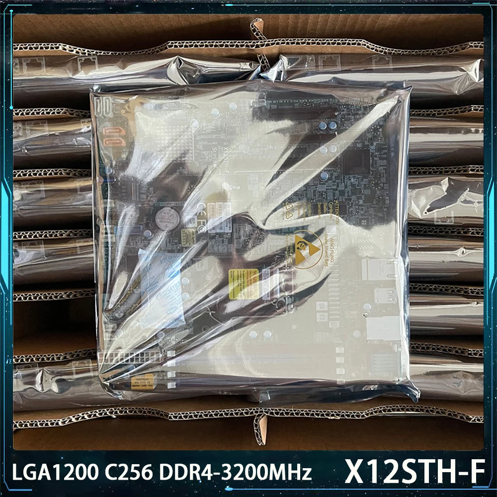 

X12STH-F For Supermicro LGA1200 M-ATX 128GB DDR4-3200MHz C256 8XSATA3 Server Motherboard Works Perfectly Fast Ship High Quality