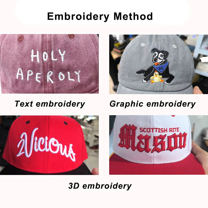 Custom Logo Washed Cotton Baseball Cap Personalized Embroidery Men'S Women Dad Hat Monogram Team Party Gorras 4