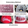 Custom Logo Washed Cotton Baseball Cap Personalized Embroidery Men'S Women Dad Hat Monogram Team Party Gorras 4