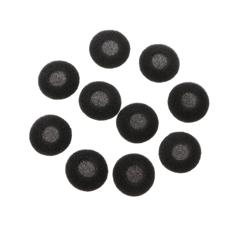 

30Pcs Comfortable Earpads for Headset 15mm-20mm Headset Earmuffs Memory Foam Cover Headphone Pads Repairing Parts Props