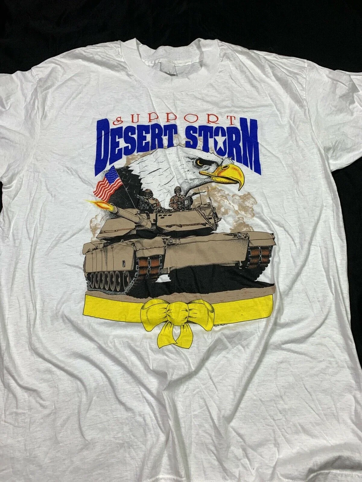 VTG Operation Desert Storm T-Shirt Military Tank Men's 100% Cotton Casual T-shirts Loose Top Size S-3XL 2