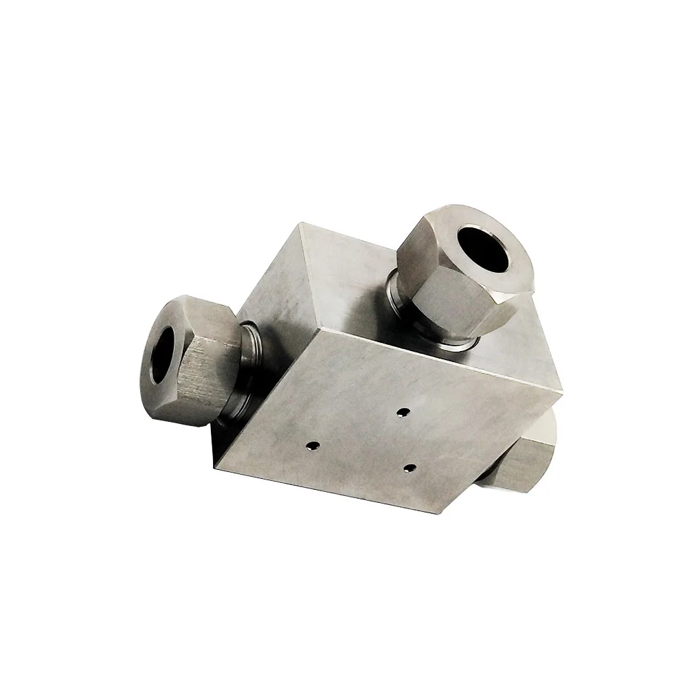 

Waterjet Fitting Parts 1/4 3/8 HP Tee Assy 1/4'' High Pressure Tee 60K Tees 3/8'' Three-Way RC13002 110-20023