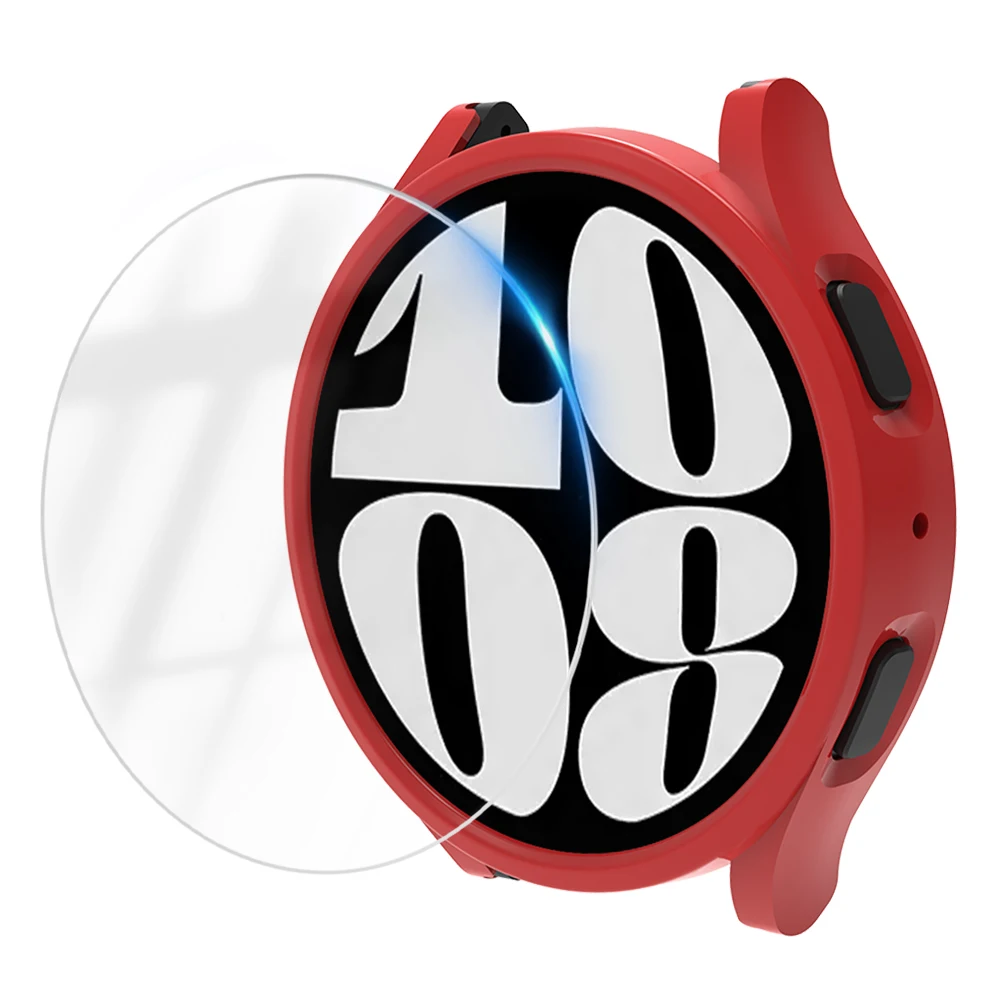 Waterproof Glass Case with Hollow Bumper and Screen Protector