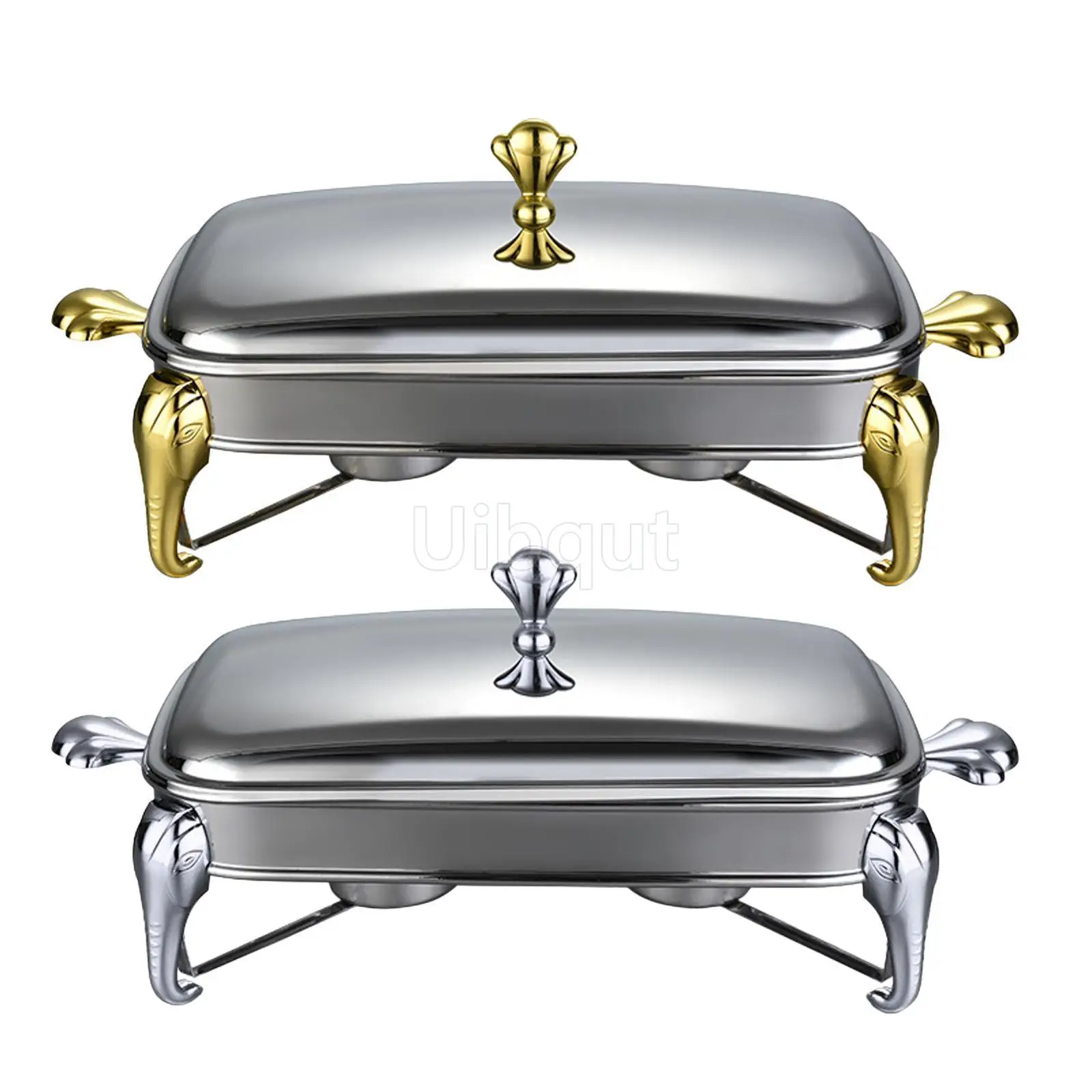Chafing Dish Buffet Set Serving Dish 2.4L Stainless Steel Buffet Warmer Hot Pot Detachable with Lid Handle for Events Kitchen Chafing Dish Buffet Set Serving Dish 2.4L Stainless Steel Buffet Warmer Hot Pot Detachable with Lid Handle for Events Kitchen