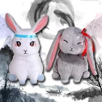New Mo Dao Zu Shi Plush Doll Wei Wuxian LanWangji Cute Cartoon Embroidery Rabbit Cosplay Toys Gifts Game & Animation Derivative 1