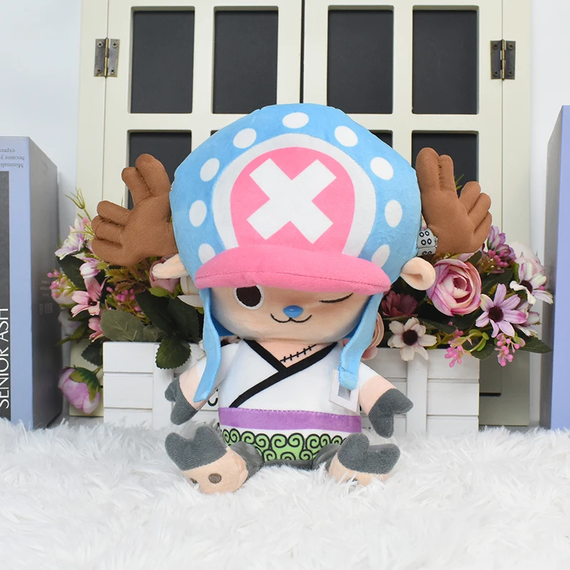 LIANFU Bonito Brinquedo Anime Figura Macaco Boneca De Pelúcia D Luffy Tony  Chopper Brinquedos Plush Toys