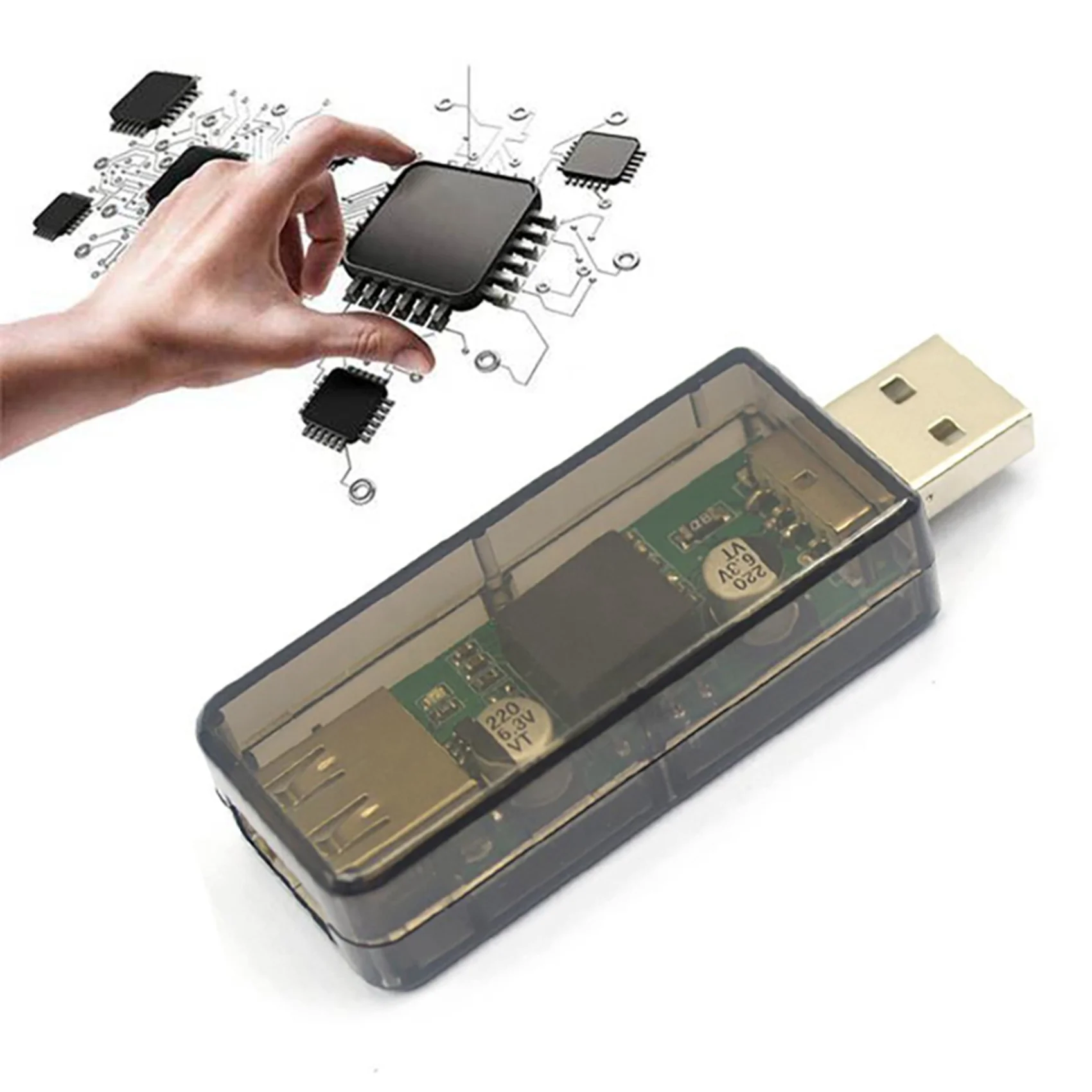 A45U 2X USB 절연기 ADUM3160 USB-USB 디지털 오디오 신호 전원 절연기 모듈은 12Mbps 1.5Mbps를 지원합니다.