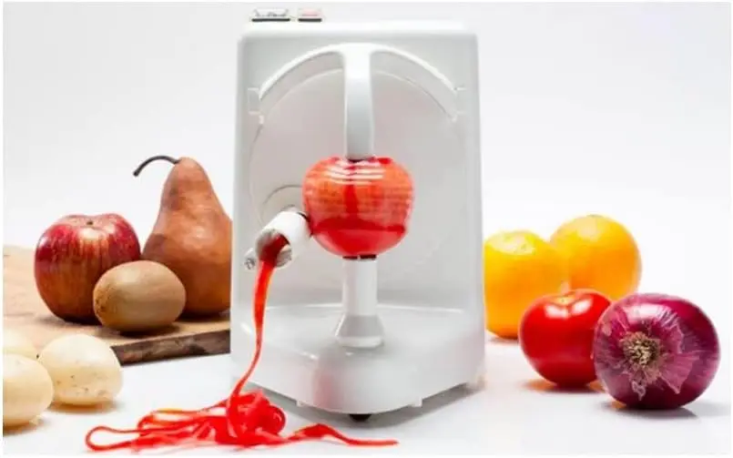 Pelamatic -Automatic Orange Peeler Pro Peels 3 Fruits/Vegetables Per Minute | Electric Apple/Orange/Potato Peeler Rust-Resistant 3