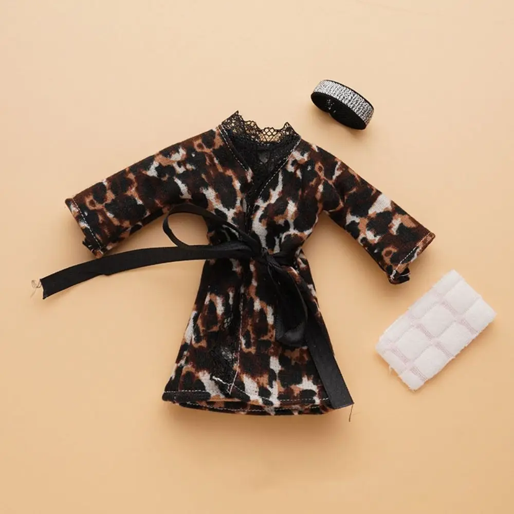 1Set Doll Bedroom Pajamas Bathrobe Clothes Summer Night Dress For 29-30cm Doll Fashion Sexy Sleep Wear DIY Doll Accessories