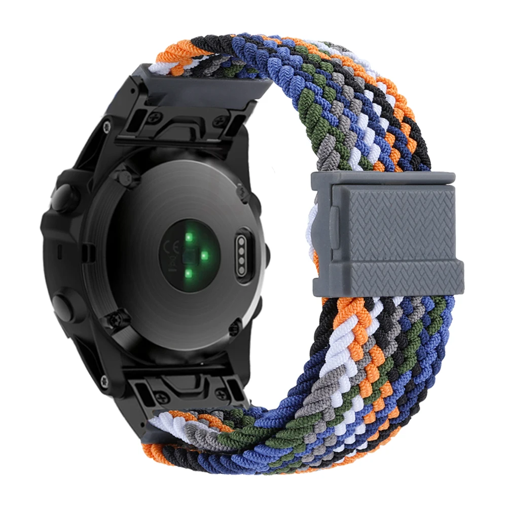 Nylon Quick Release Hook and Loop Watch Band, 26mm/22mm