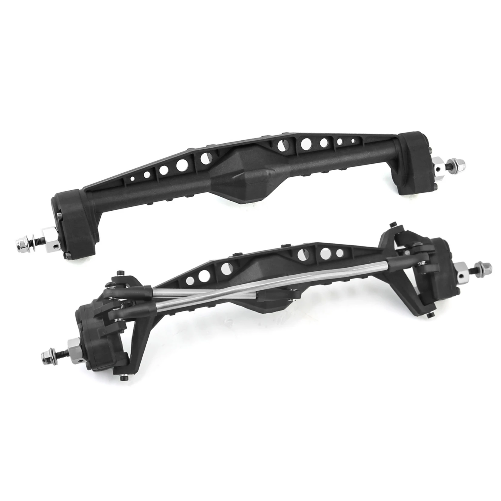 Front and Rear Plastic Currie F9 Portal Axle Complete for Axial Capra UTB10 1.9 UTB 1/10 RC