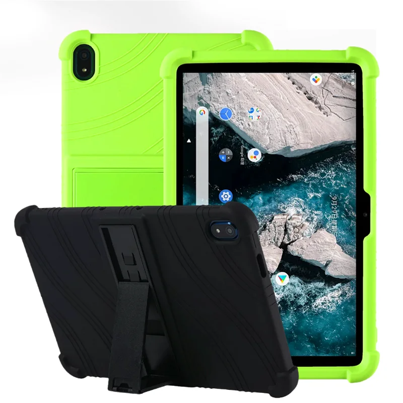 para Nokia T20 Ta1392 10.36 Escudo à Prova de Choque Crianças Seguro Silicone Portátil Kickstand Tablet Proteger Capa para Nokia T10 s Case