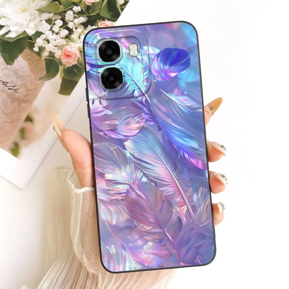 Luxury Fashion Cute Painted Silicone Case - Oppo A6 Series