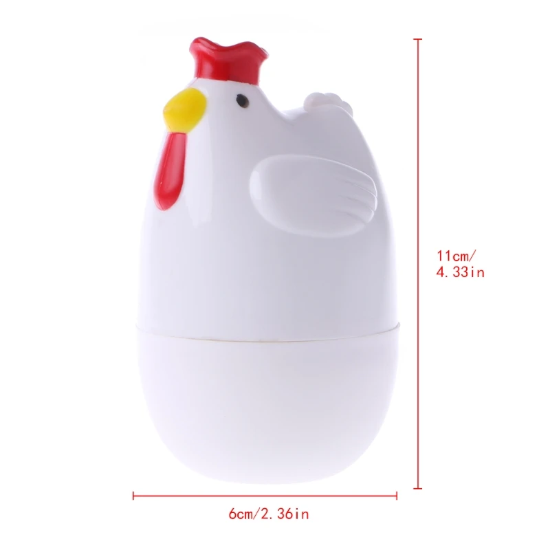 Home Chicken Shaped Egg Cooker Microwave One Egg Boiler Cooker Kitchen Cooking Appliance egg cooker