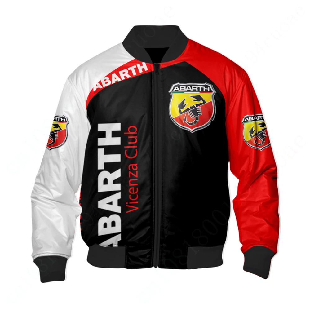 

Abarth Windbreaker Jackets For Men's Clothing Techwear Baseball Uniform Bomber Jacket Harajuku Parkas Thick Coats 3D Jacket