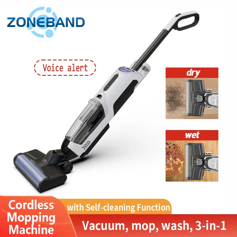 Cordless Smart Vacuum Cleaner Mopping Machine Selfcleaning 3200pa