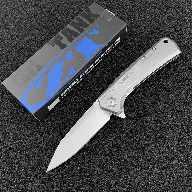 ZT0808pocketknifeOutdoorfoldingknifeselfdefenseknifeD2Steel